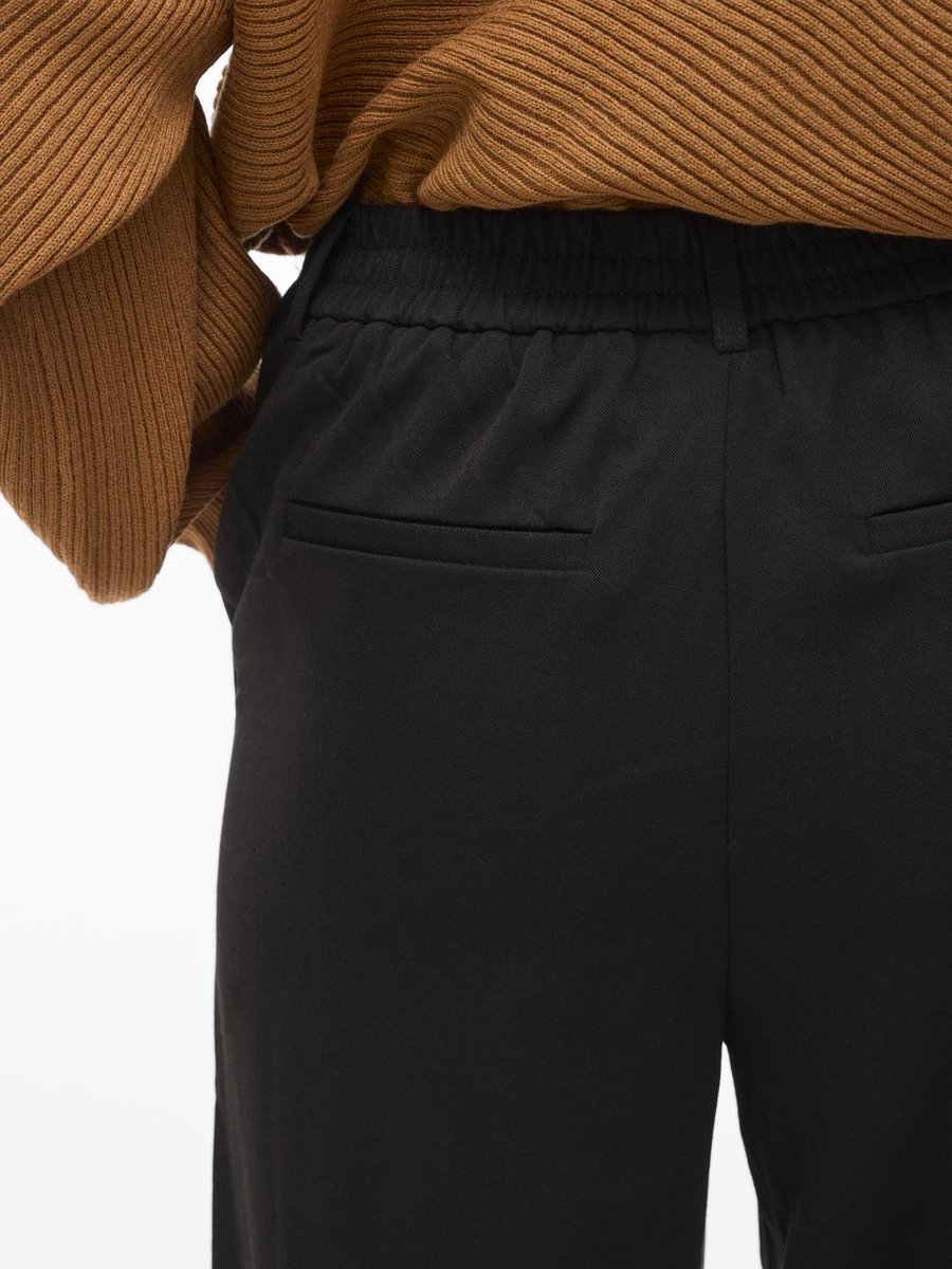 Vila Vivarone HW Wide Pant - NOOS, zwart, 36