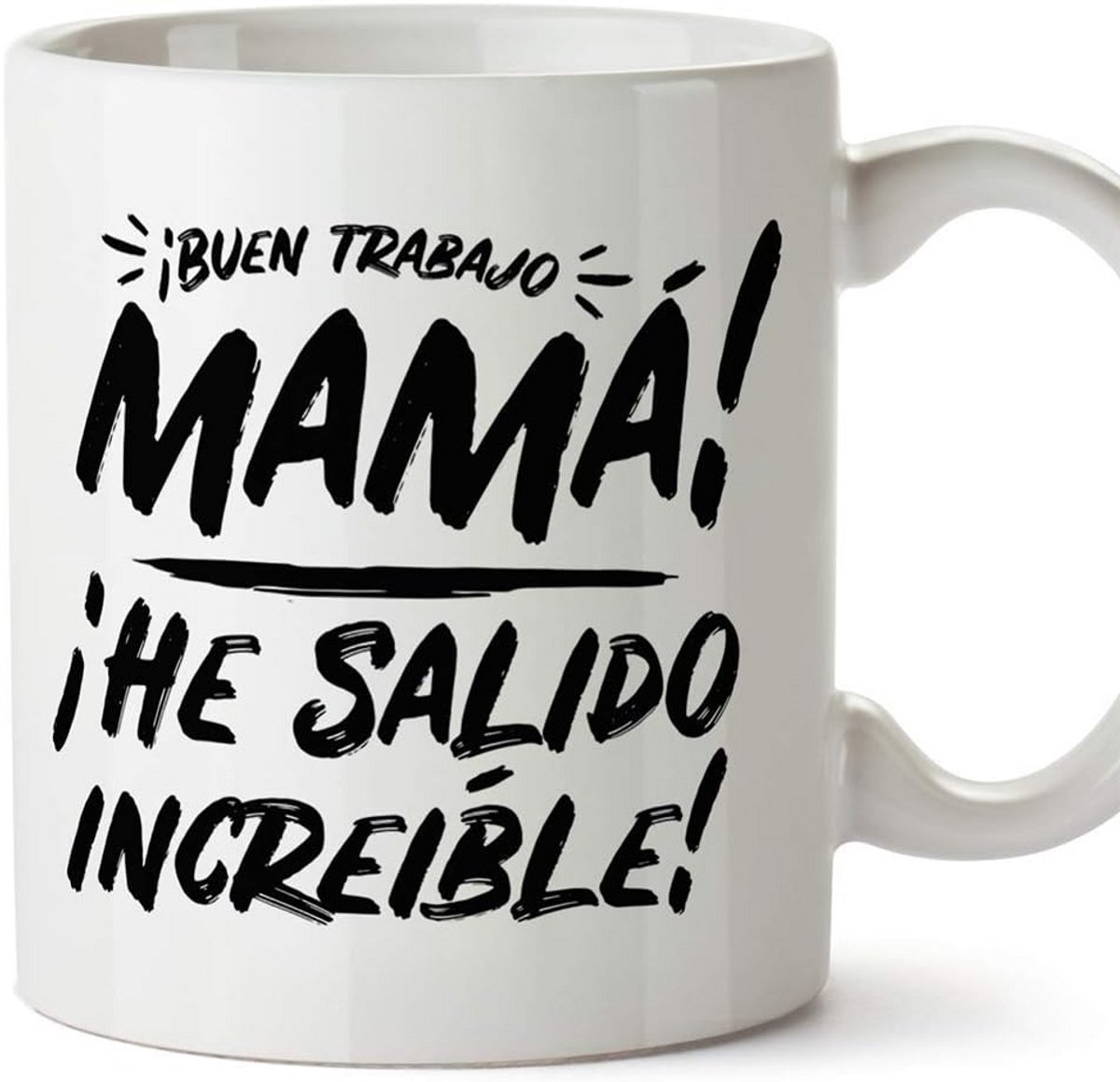 Keramische Mok met Spaanse Tekst "Good Job Mama" - Cadeau Idee voor Moeder