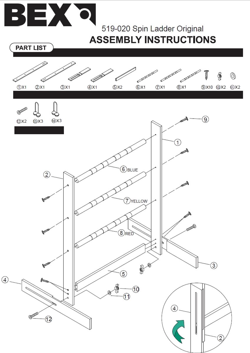 Bex Spin Ladder Original – Ladder Toss Werpspel – Houten Buitenspel Van Rubberhout – Inclusief 6 Touwballen – Complete Set – Vanaf 8 Jaar — afbeelding 6