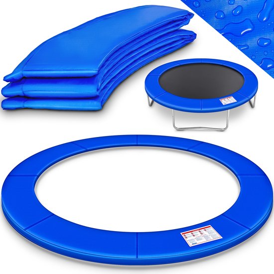 KIDUKU® randafdekking voor trampoline | Ø 244 cm 305 cm 366 cm 427 cm | slijtvast | 100% uv-bestendig verenafdekking randbescherming (366 cm)