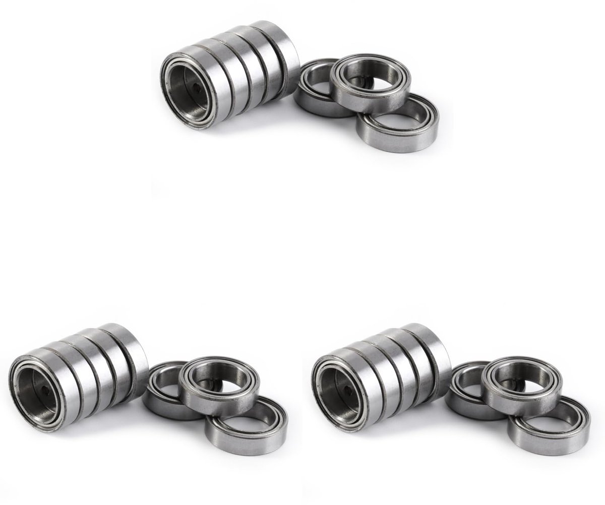 Kogellagers - Dubbel Afgeschermd en Dunne Sectie - 10x15x4 mm - 30 Stuks