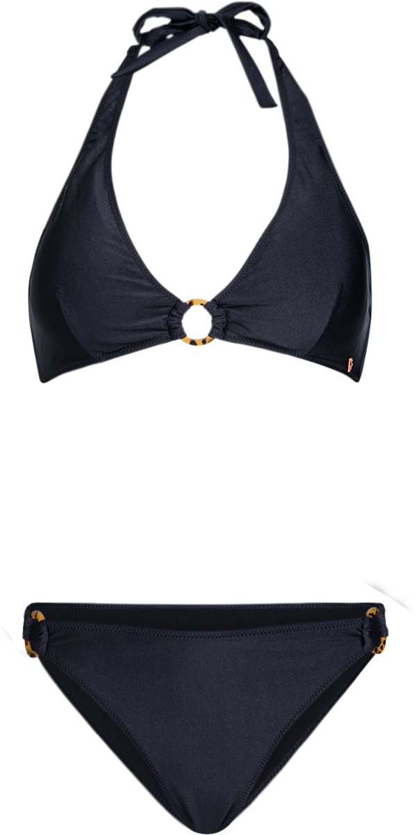 Brunotti Hollymai-Shine Bikini Set Dames Halter Bikini Set 44 Zwart