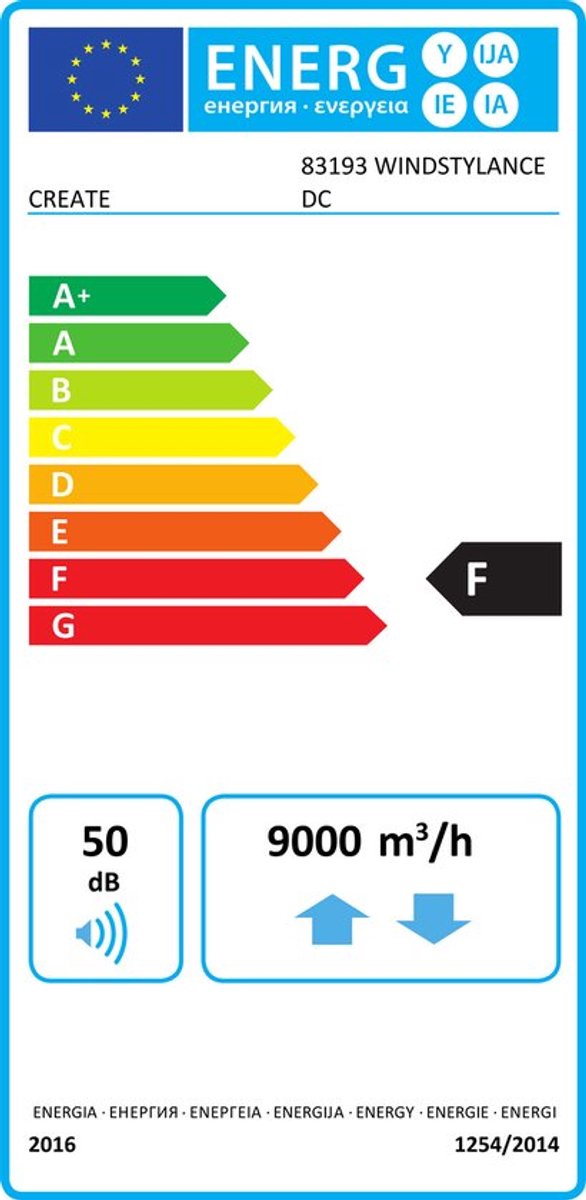 CREATE - Stille plafondventilator 100% hout 40W (Ø132 cm) - Met Verlichting LED - Met Wandregelaar + Afstandsbediening - Programmeerbaar - WIND STYLANCE NATURAL WOOD – foto 2