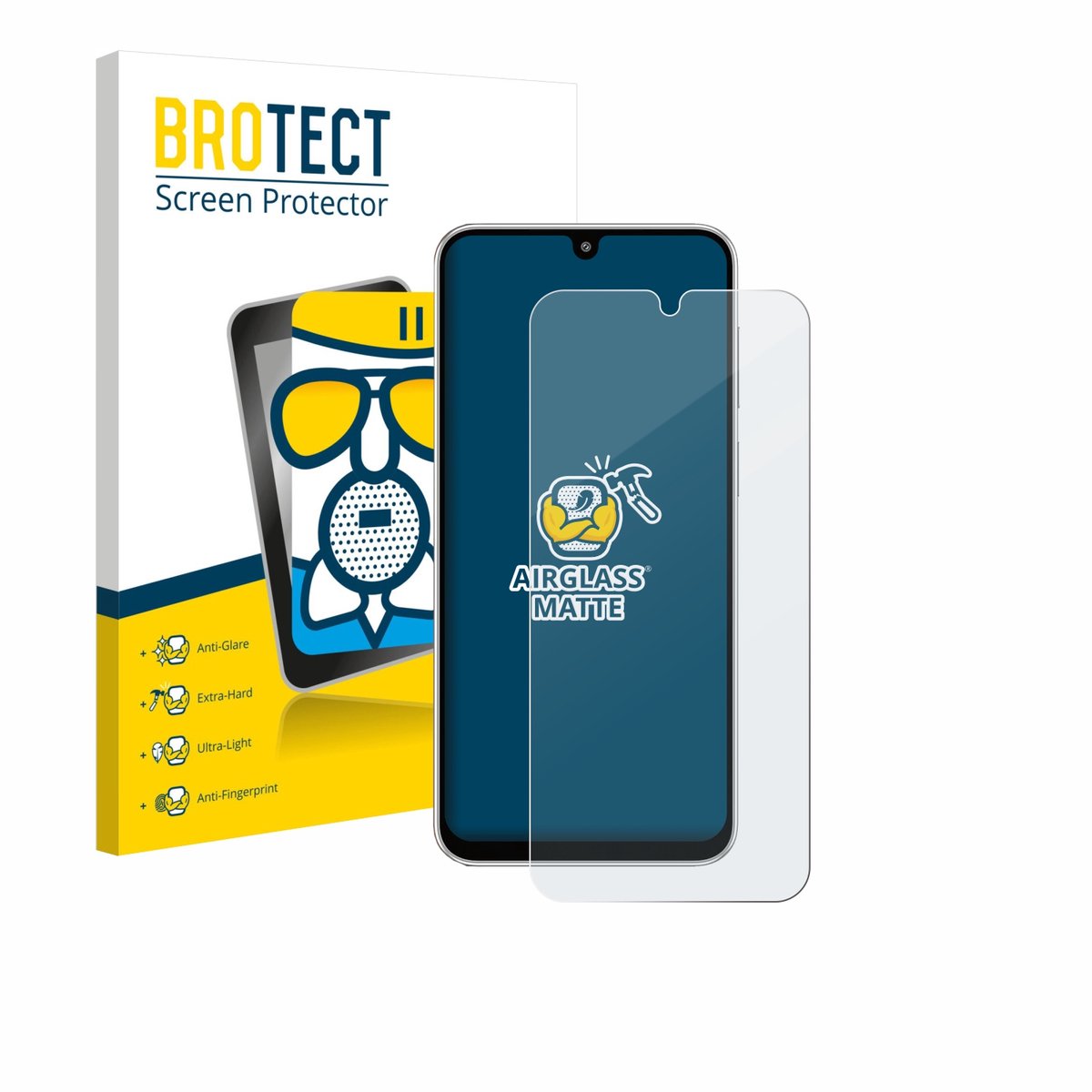 BROTECT - Screenprotector voor Samsung Galaxy M36 - Folie Beschermfolie Beschermglas matte