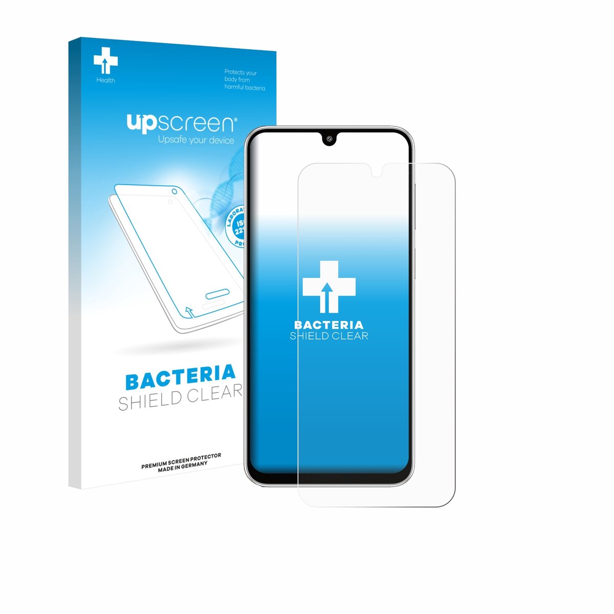 upscreen - Screenprotector voor Samsung Galaxy M36 - Folie Beschermfolie transparant antibacterieel