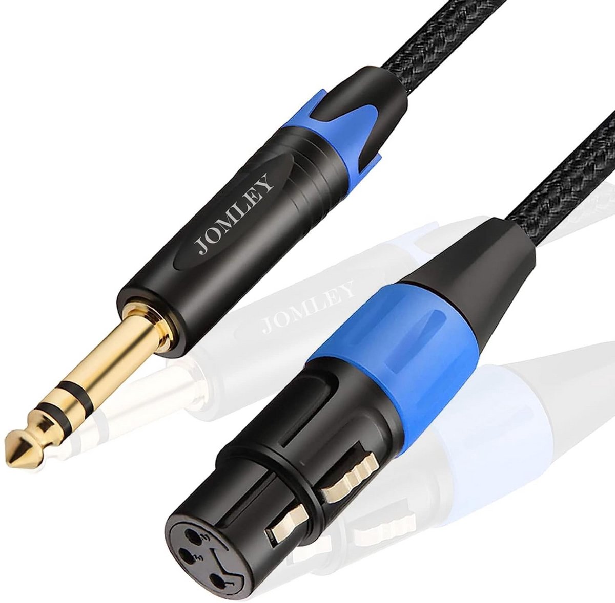 Vrouwelijke XLR naar 1/4" (6,35mm) TRS Microfoon Kabel - Gebalanceerde Stereo Verbinding