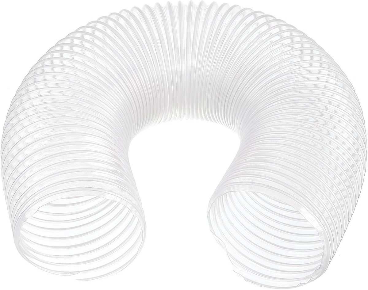 Flexibele PVC stofzuigerslang 100 mm - 1 m lengte voor stofafzuiging