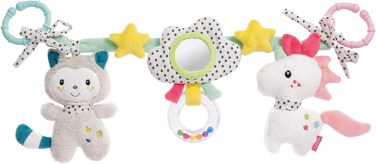 Kinderwagenketting Vleermuis - Mobiele Kette met Schattige Figuren voor Baby's en Peuters - 48 cm