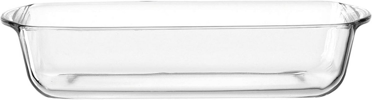 Ovenschaal 33x19 cm - Vaatwasmachinebestendig Helder Glas, 2,6L