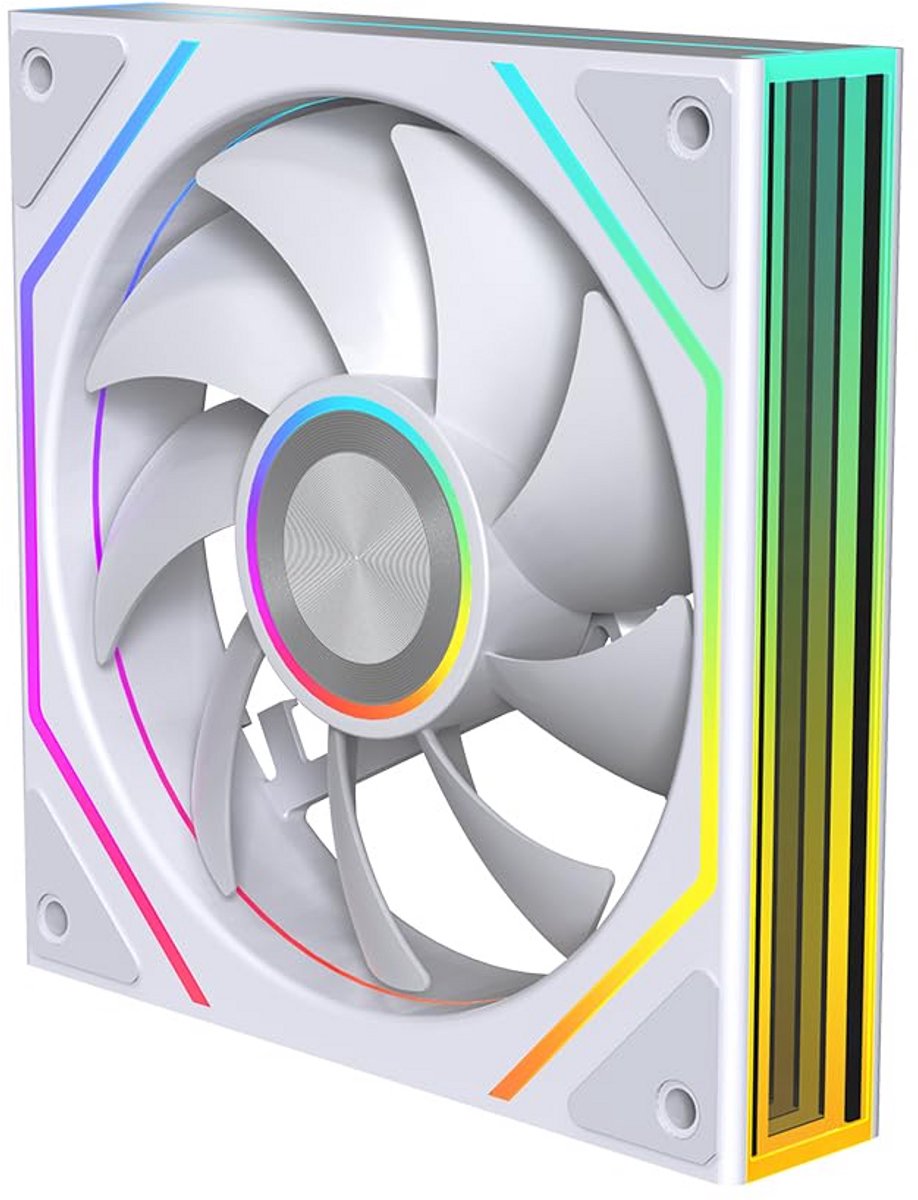 120 mm Ultra ARGB PC Ventilator - 1850 RPM Behuizingsventilator met RGB Verlichting