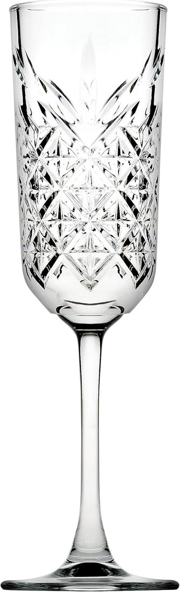 Set van 4 Champagneglazen - 175 ml - Prosecco en Mousserende Wijn - Kristaldesign