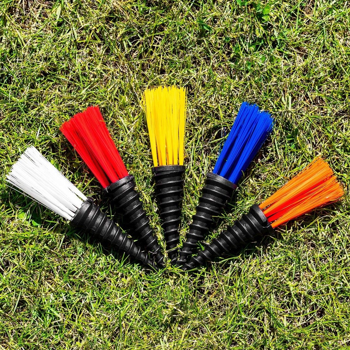 Gras Markering Tufts - Inschroefbare Grondmarkering in 6 Kleuren - 25 Stuks