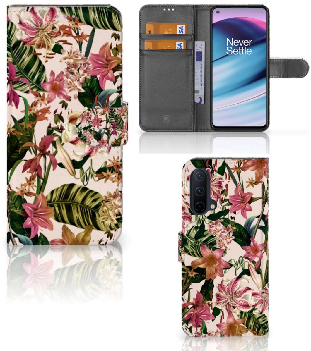 OnePlus Nord CE 5G Hoesje Flowers
