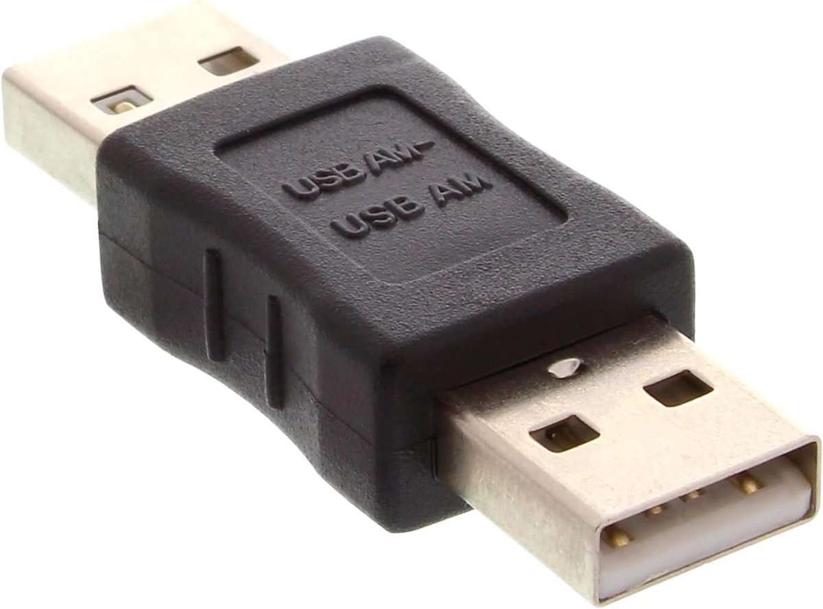 USB 2.0 Adapter Stekker A op Stekker A - Perfect voor Verbinden van USB-kabels