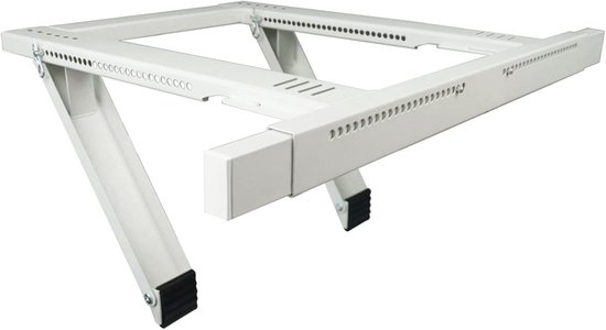 Stevige universele steunbeugel zonder boren voor airconditioner tot 90 kg, staal, voor wand 10-28 cm, 12.000-24.000 BTU