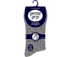 SockShop Gentle Grip dames bloemen gevlekt patroon gestreepte honingraat top katoenen sokken 3 paar verschillende kleuren maat 4-8