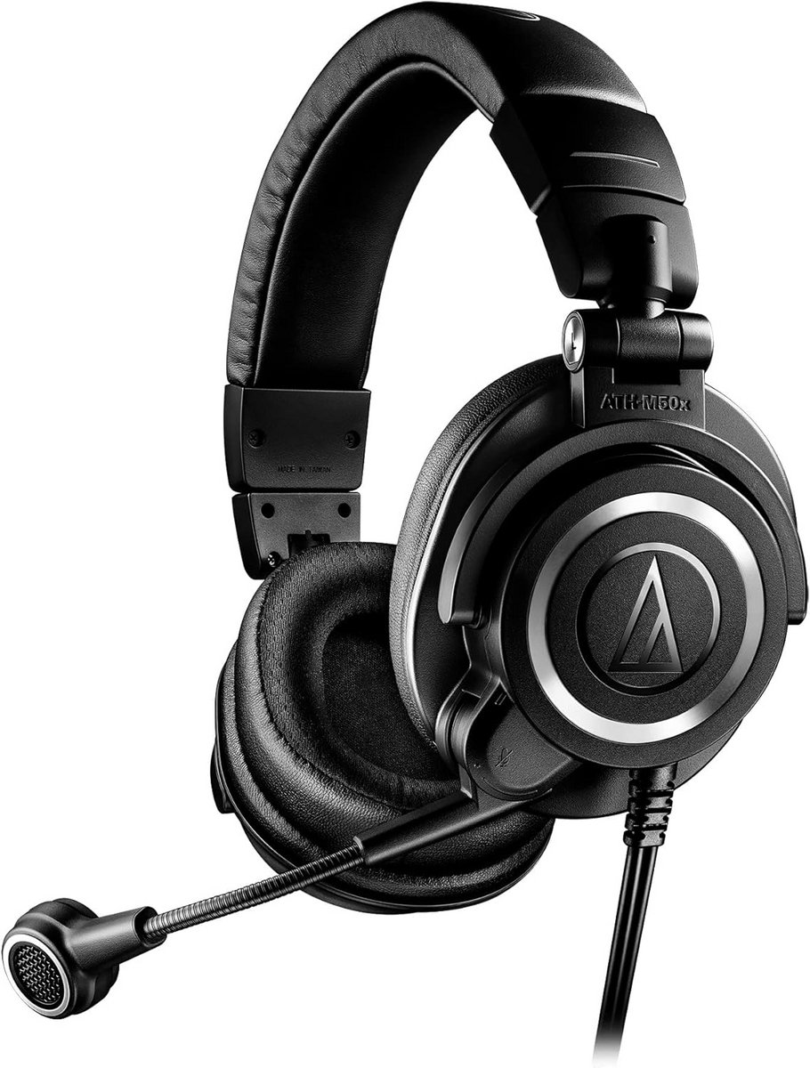 Professionele Streaming Headset met Studiogeluid en Cardioïde Microfoon