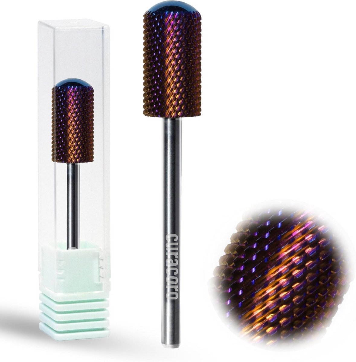 Hardmetalen Nagelboor L-Vorm Medium voor Acryl en Gel Nagels