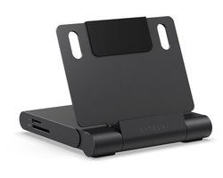 Satechi OntheGo Inklapbaar Stand Hub – Ondersteunt 4K@60Hz HDMI – 100W USB-C PD Oplaadfunctie – Dubbele 10Gbps USB-C en USB-A Poorten – Zwart