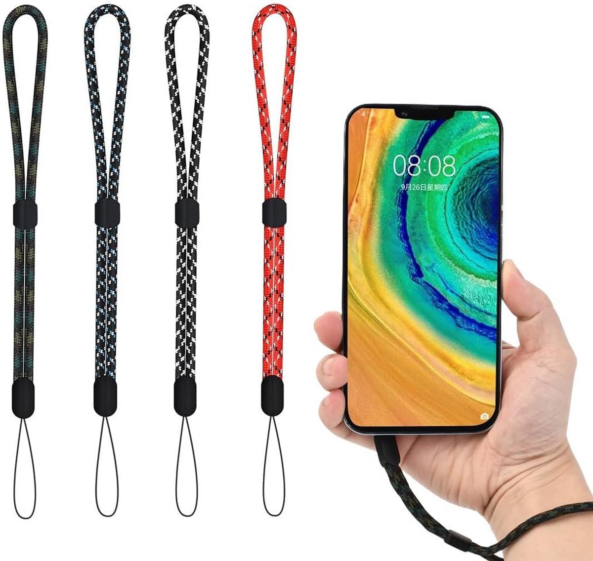 Verstelbare Polsband voor Camera en Telefoon - Set van 4
