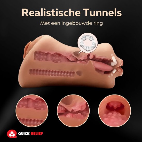 Quick Relief Lola Cakes - Sex Doll met intern skelet - Plastic pussy -  Kunst vagina | bol