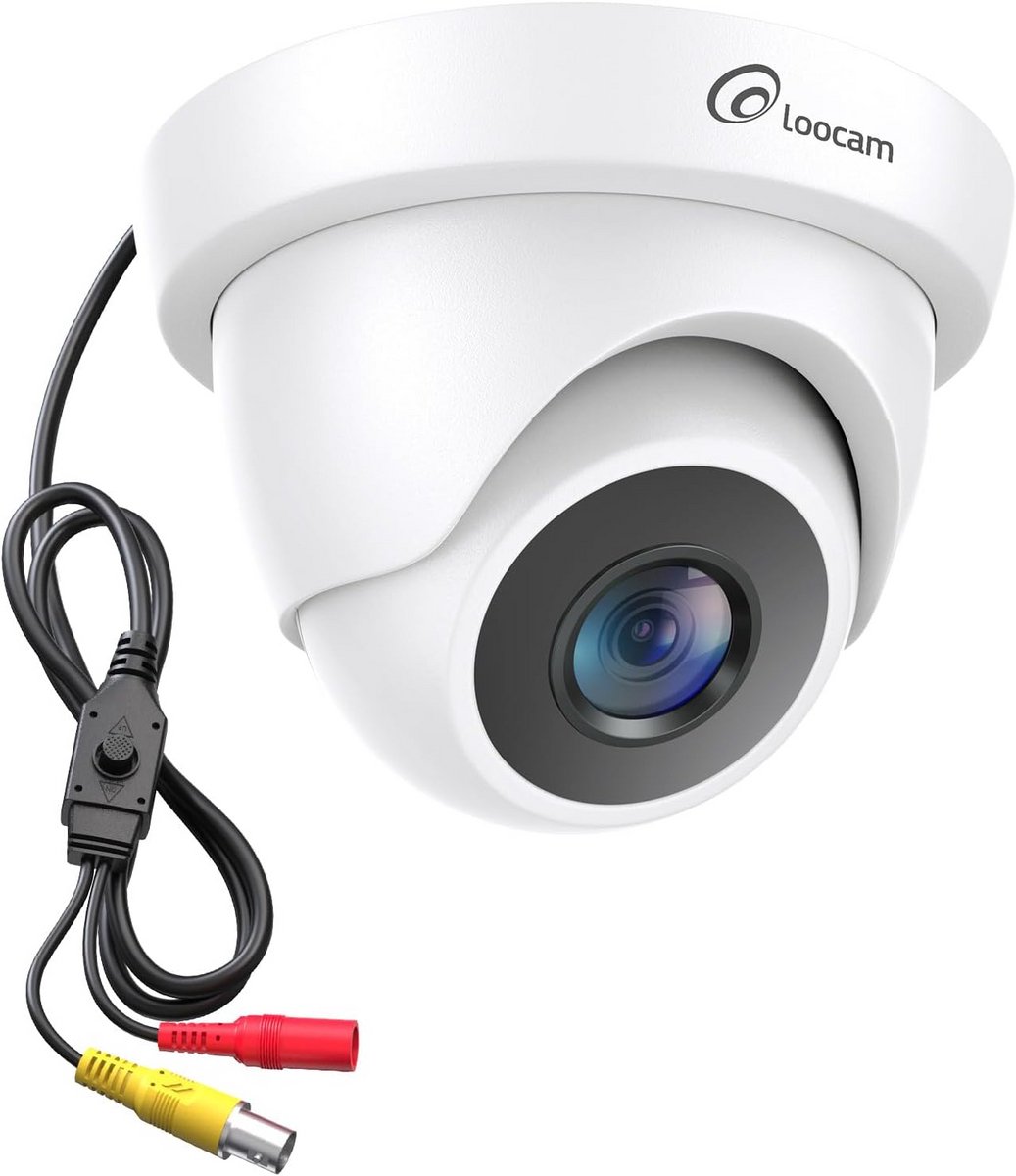 4-in-1 Hybride Dome Beveiligingscamera 1080p HD met Nachtzicht voor Binnen & Buiten