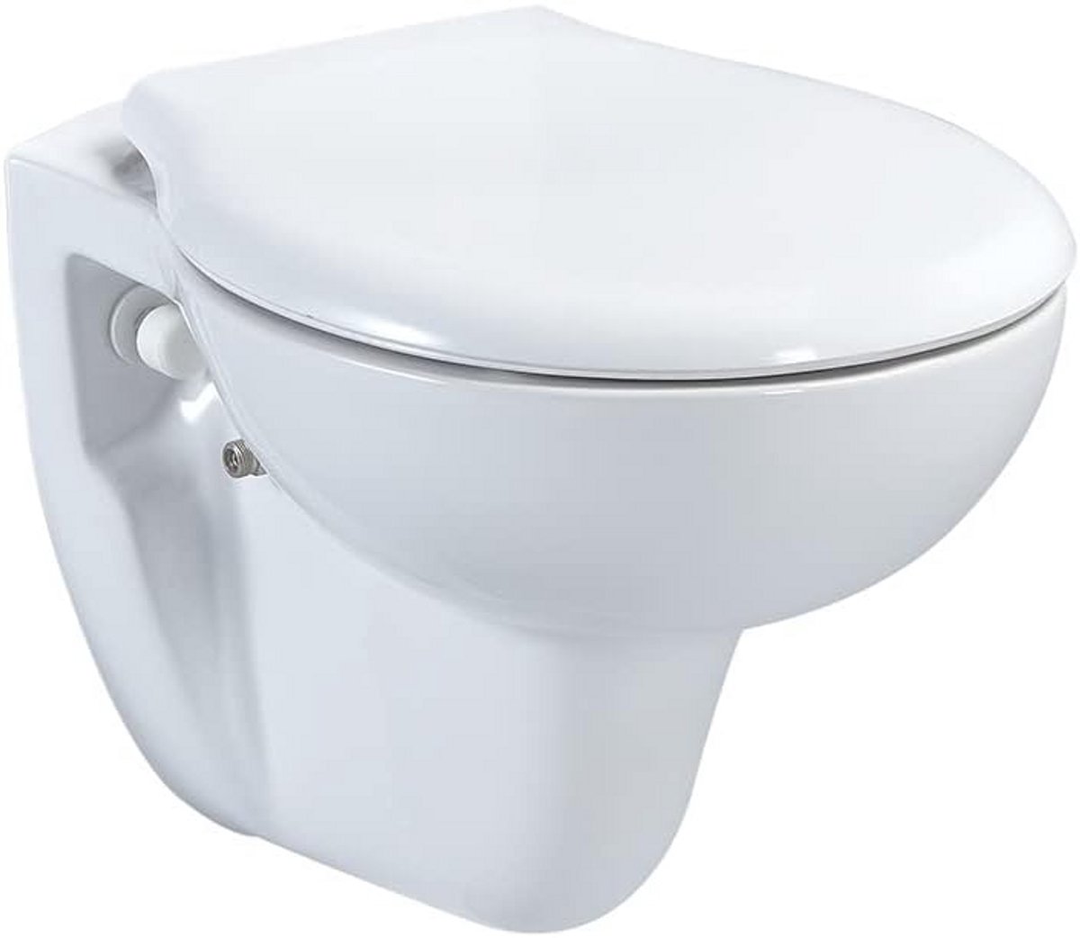 Wandhangend Toilet Wit Inclusief Zachtsluitende Bril met Bidetfunctie