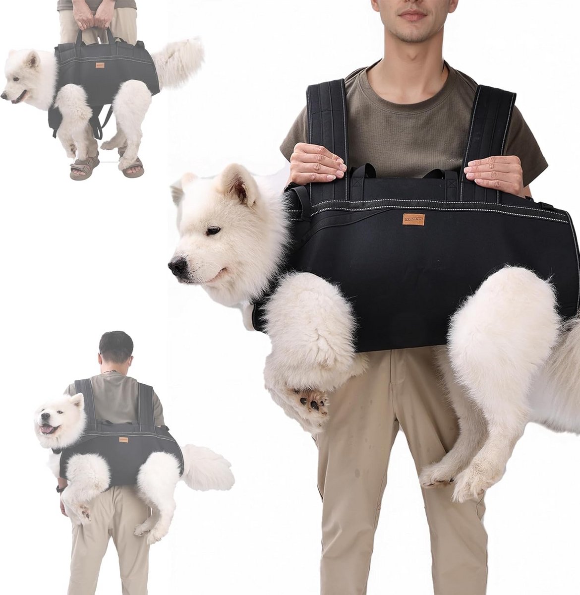 Steunharnas voor grote honden: Lift en Draag voor Mobiliteit en Herstel