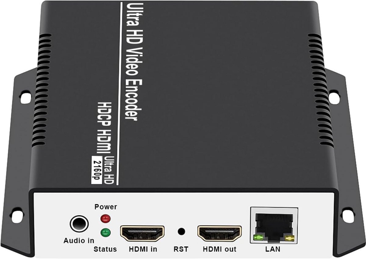 1080P HDMI naar IP Videostreaming Encoder met H.265/H.264 Ondersteuning voor RTSP, RTMP(S), SRT en HLS