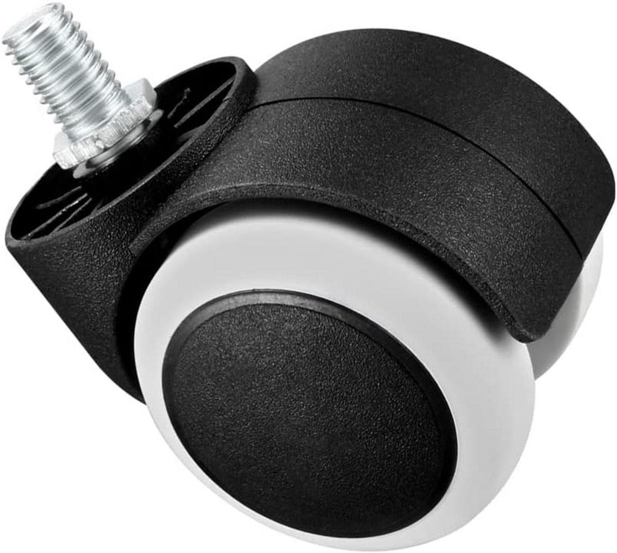 5x Massieve Zwenkwielen Bureaustoel Met Schroefdraad M10 (2 inch) - Stil & Vloervriendelijk