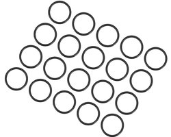 20x Nitril Rubberen O-ringen 21mm Buitenmaat Zwart voor Waterkraan en Loodgieterswerk