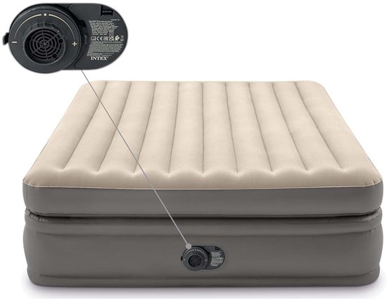Intex Prime Comfort luchtbed - Queensize - 152 x 203 x 51 cm - Ingebouwde elektrische pomp van Intex — afbeelding 4
