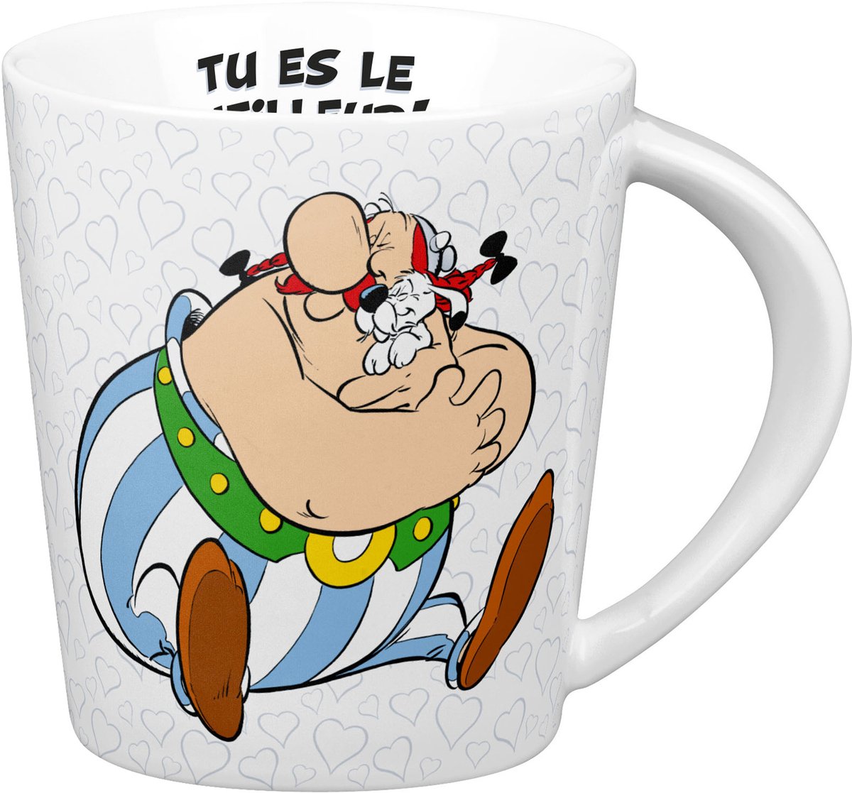 Könitz mok Tu es le meilleur, Frans, beker, koffiemok, porselein, gekleurd, 380 ml, 11 1 134 2588