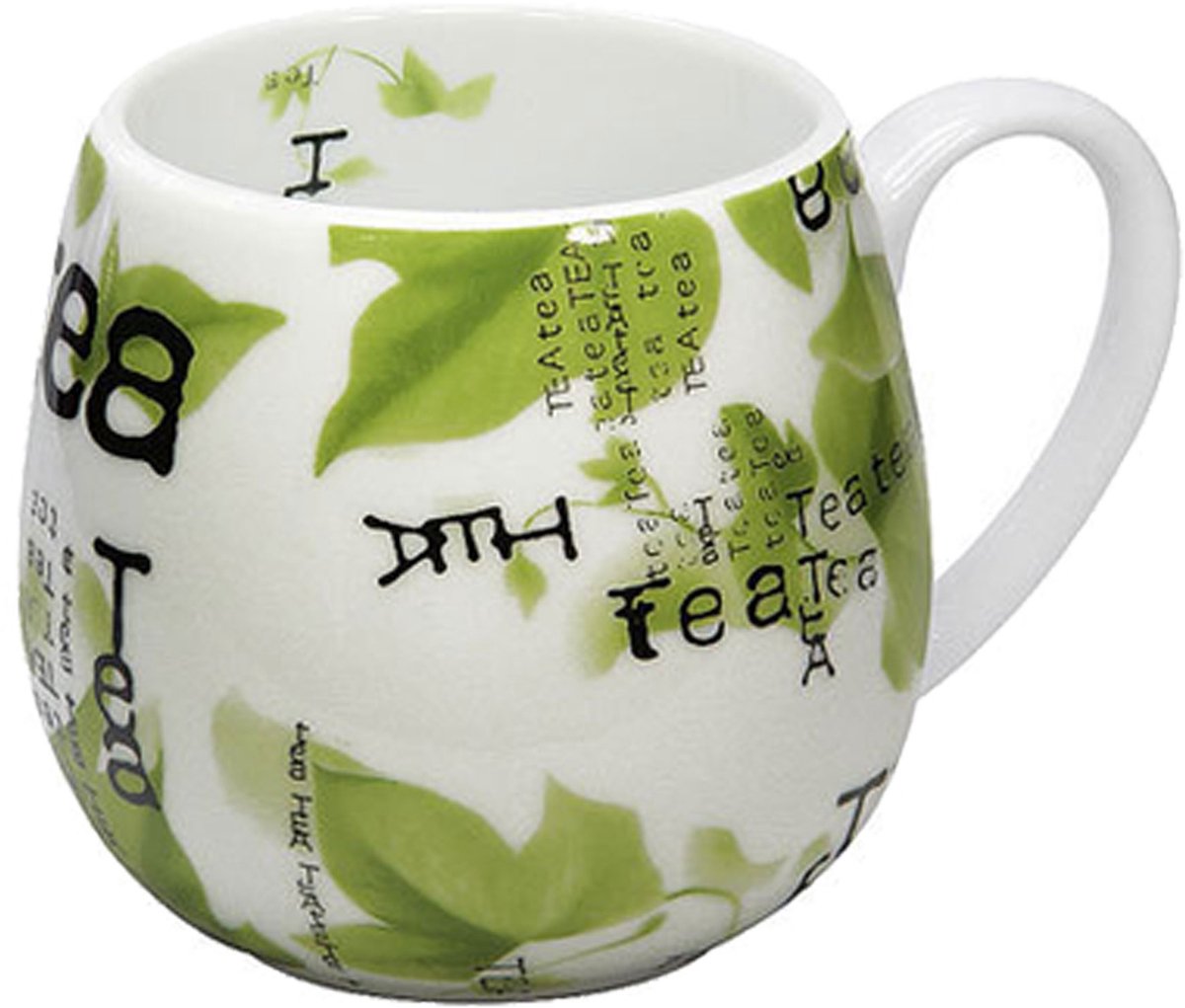 Könitz Tea Collage gezellige mok, mok, koffiemok, kop, theekop, porselein, 420ml, 1111430872