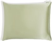 Dore & Rose - Zijden Kussensloop 60x70 - Silk Pillowcase - Gemaakt Van De hoogste Kwaliteit 23 Momme Moerbeizijde - Premium Kussensloop Geschikt Voor Ieder Huidtype - Olive
