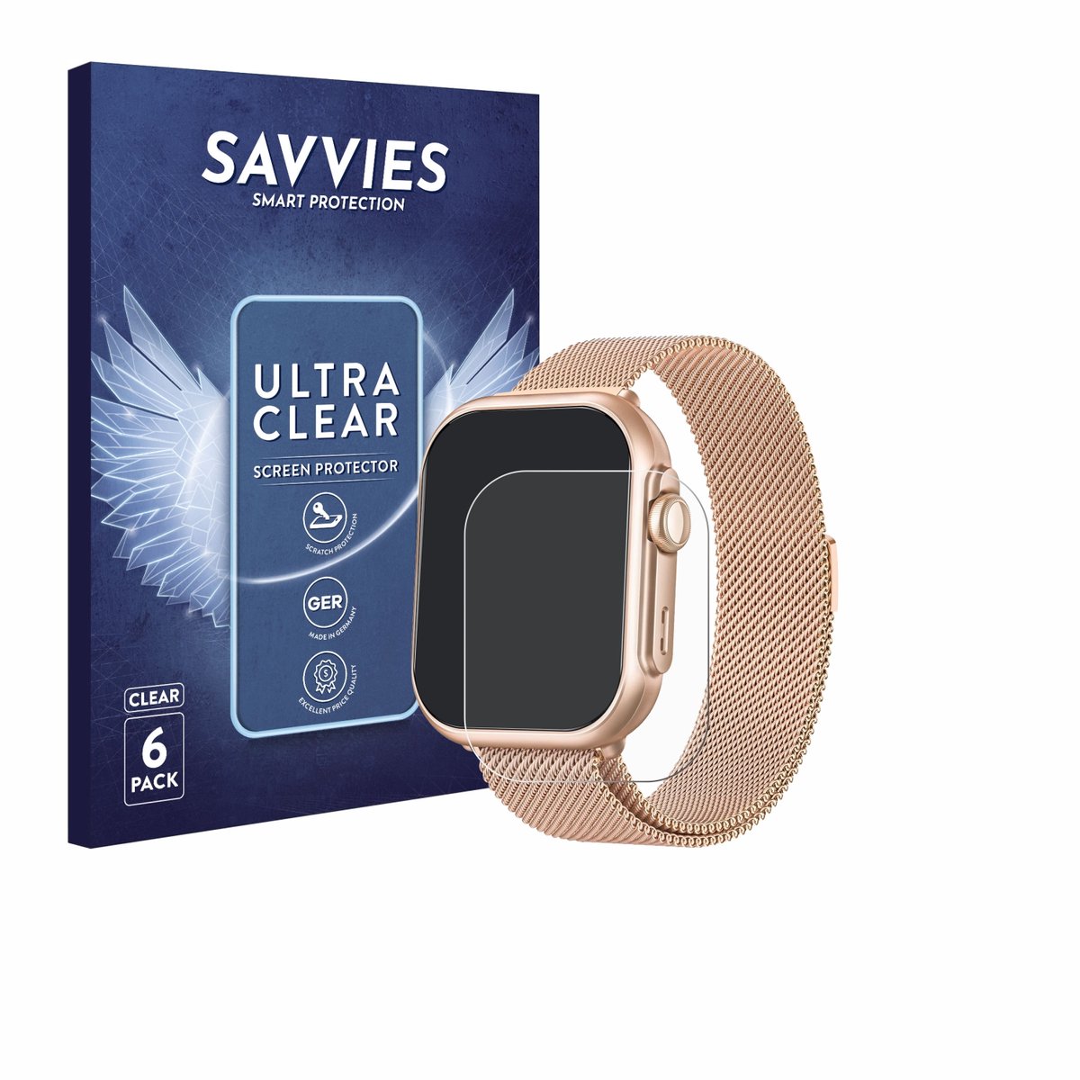 Savvies - Screenprotector voor Swgota G62 1.83" - Folie Beschermfolie transparant 6 Stuks