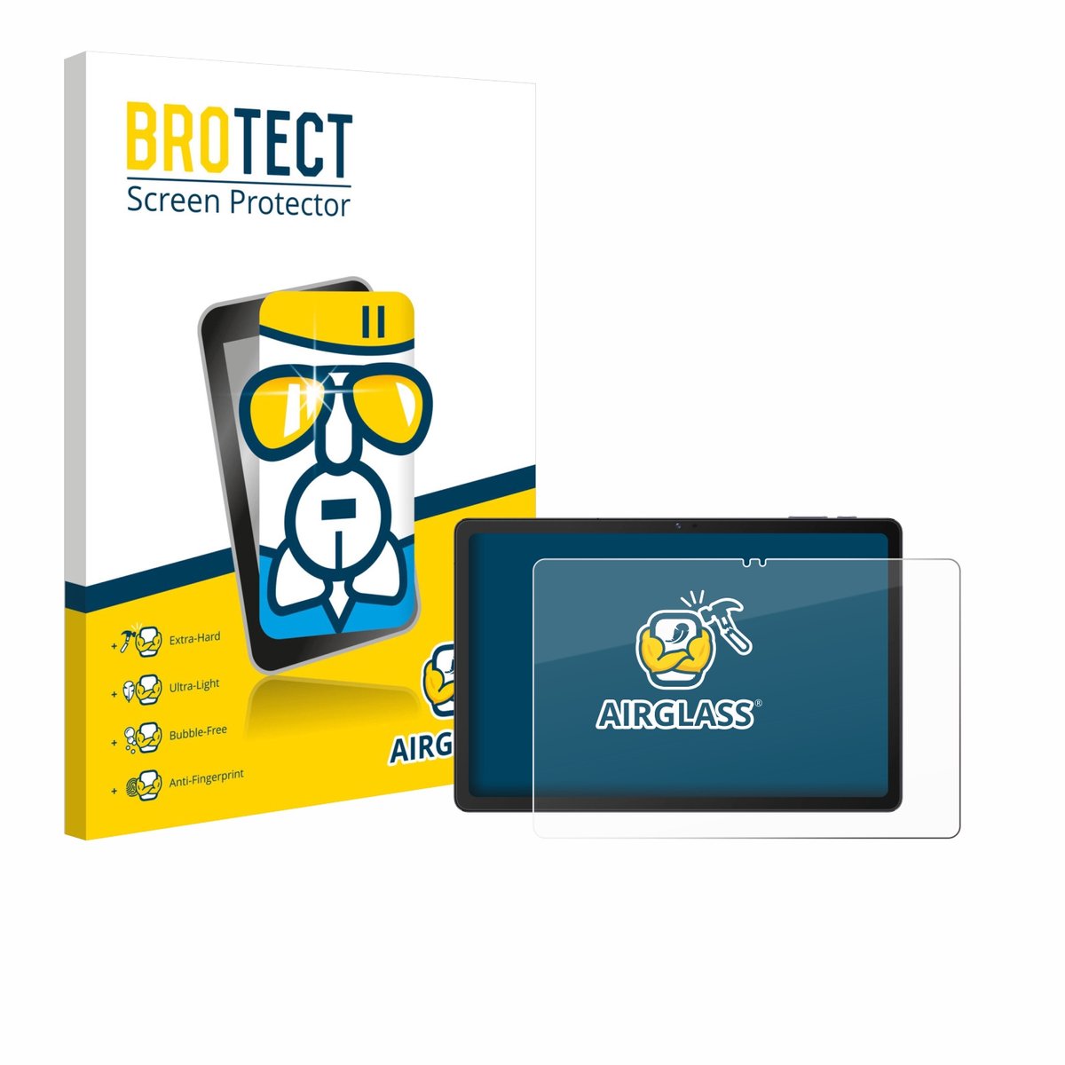 Screenprotector voor VALE Tablet V11E LTE Beschermglas transparant