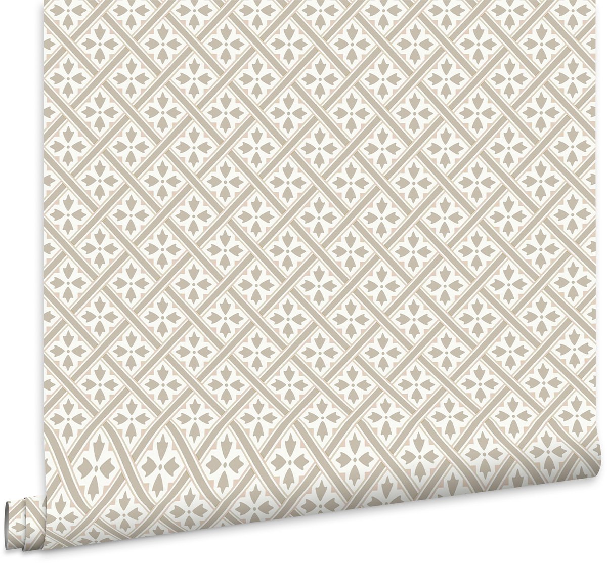 Laura Ashley Mr Jones Behang - Ruit - 10mx52cm - Grijs