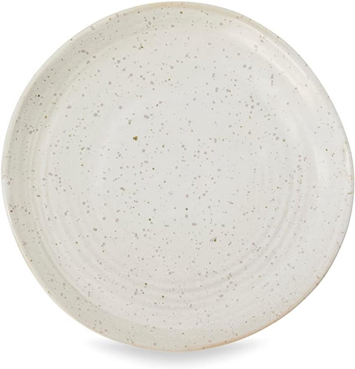 Klein Wit Aardewerken Bord 16,5 cm - Deens Design Dessertbord
