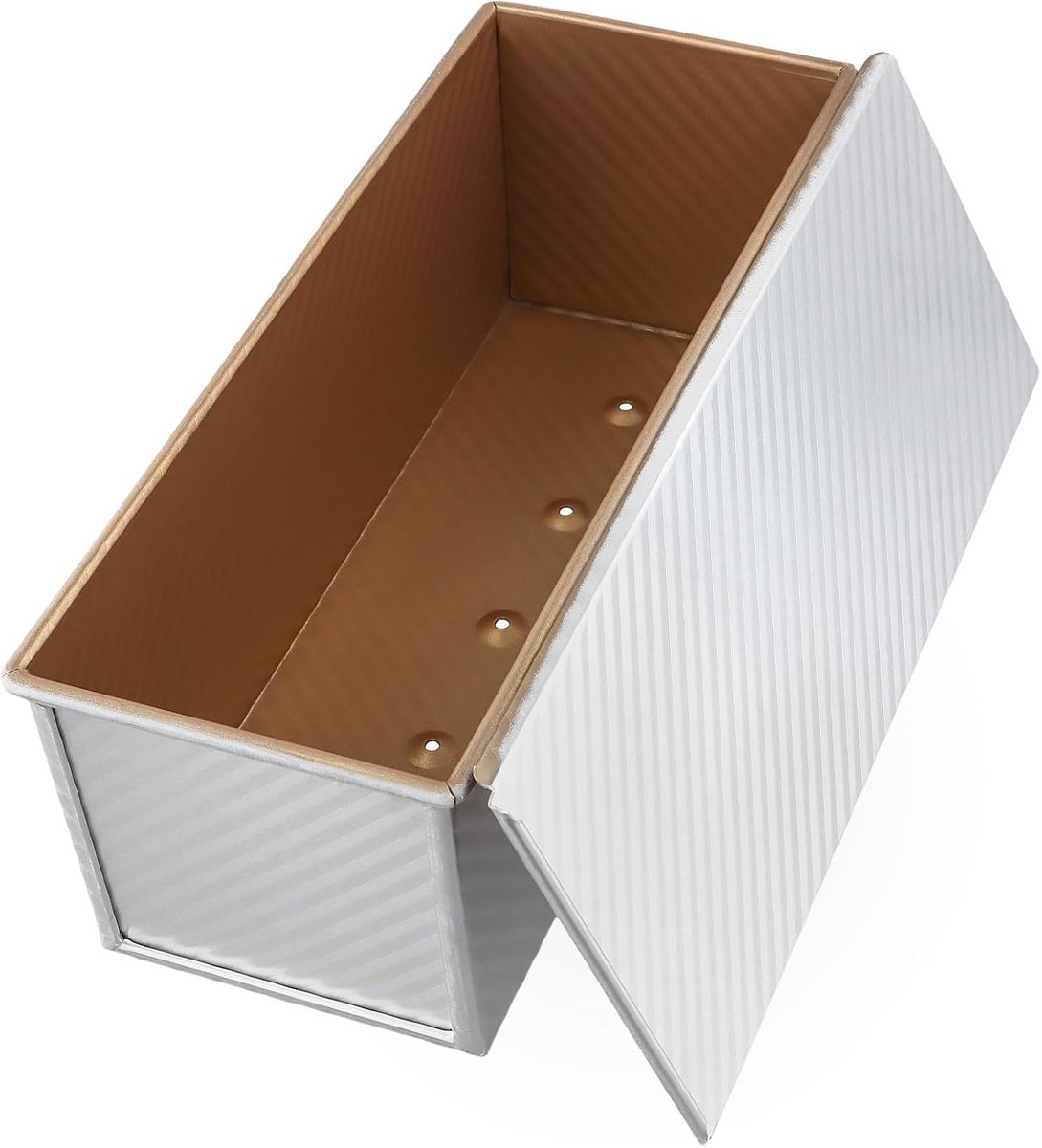 Aluminium Broodpan met Deksel voor Toastbrood en Cake Bakvorm