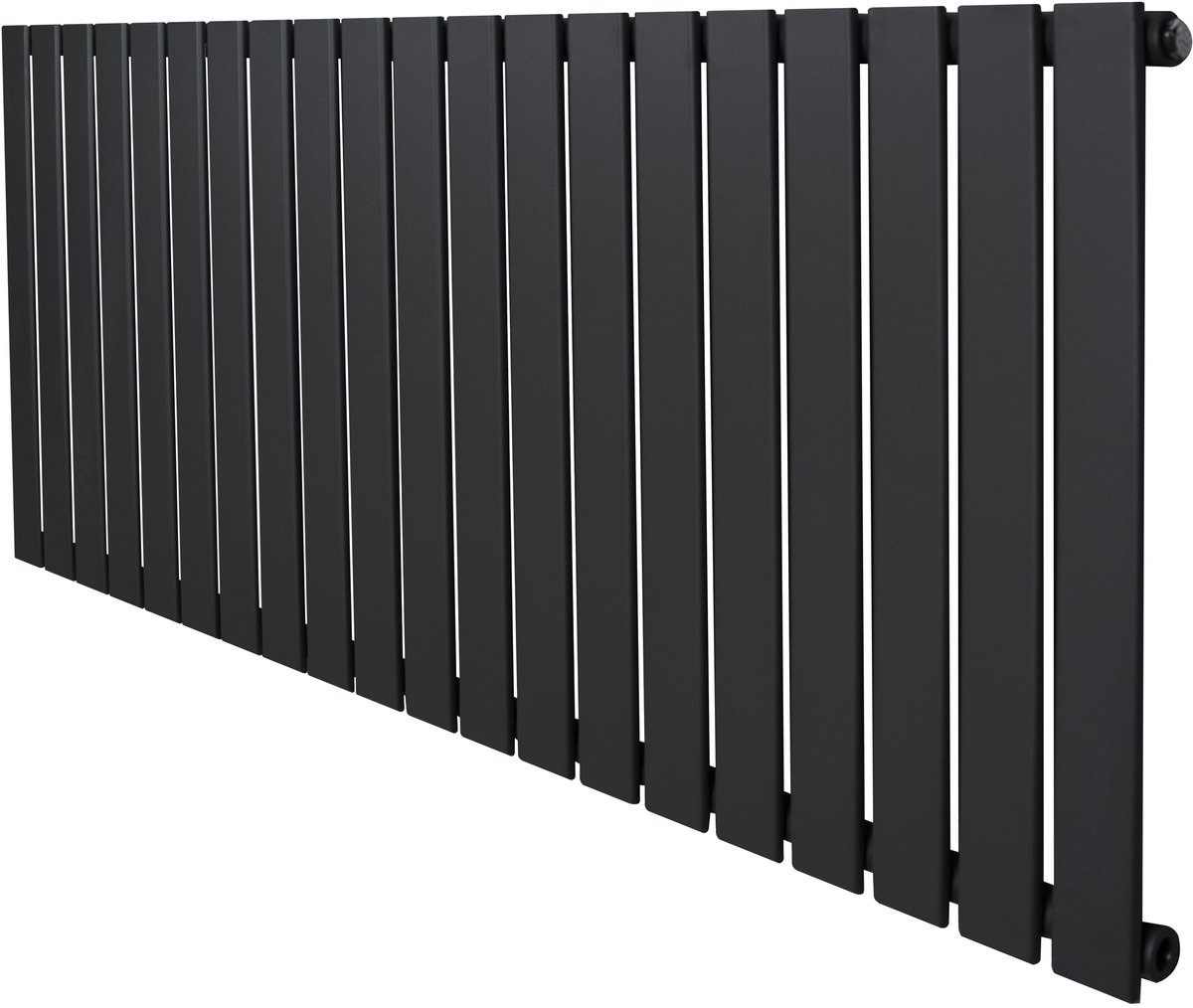 1-kolom design radiator - 600x1400 mm - grijs - vlakke panelen