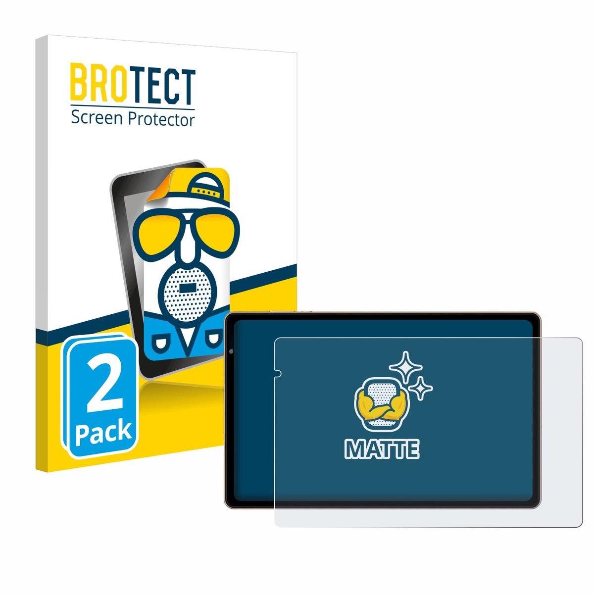 BROTECT - Screenprotector voor Biegedy B22 10" - Folie Beschermfolie matte 2 Stuks