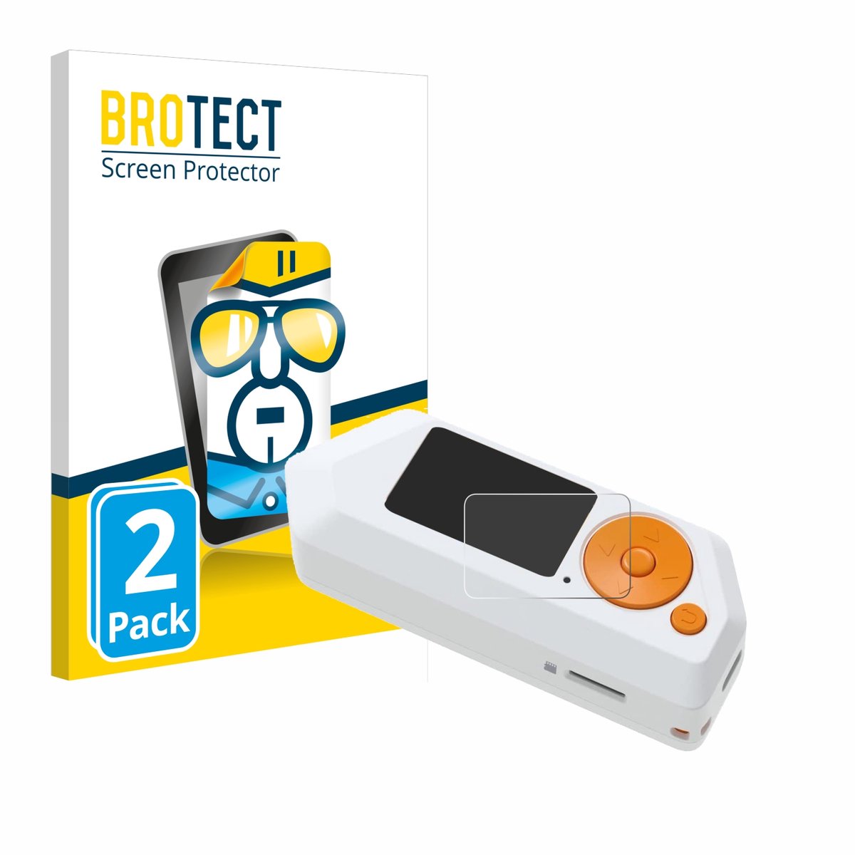 BROTECT - Screenprotector voor Flipper Zero FZ.1 - Folie Beschermfolie transparant 2 Stuks