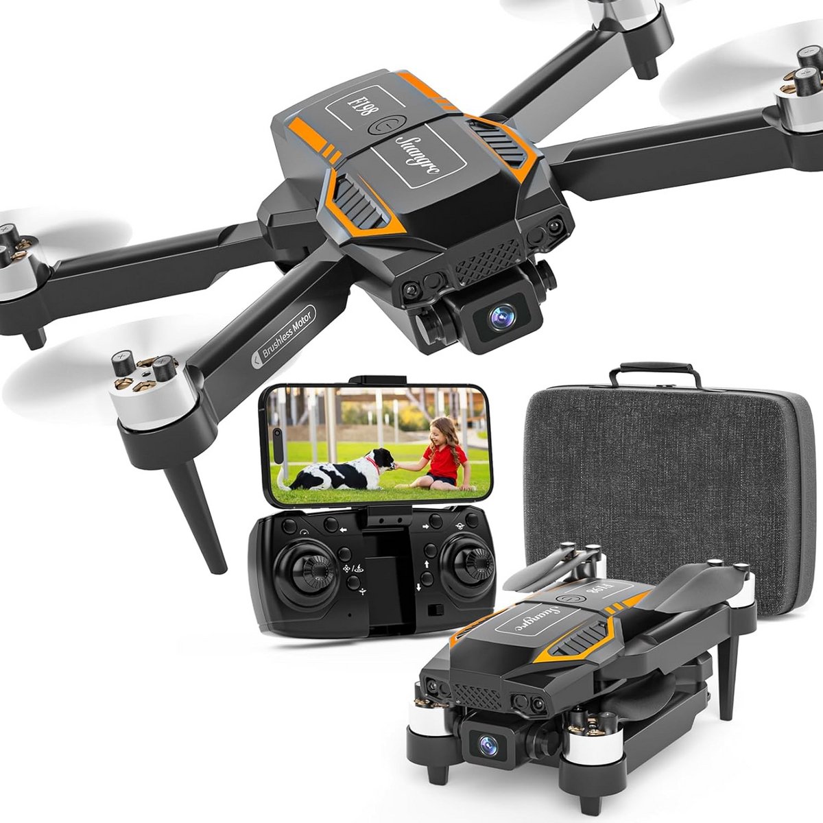 Opvouwbare FPV Drone met Dubbele Wifi Camera voor Beginners en Kinderen