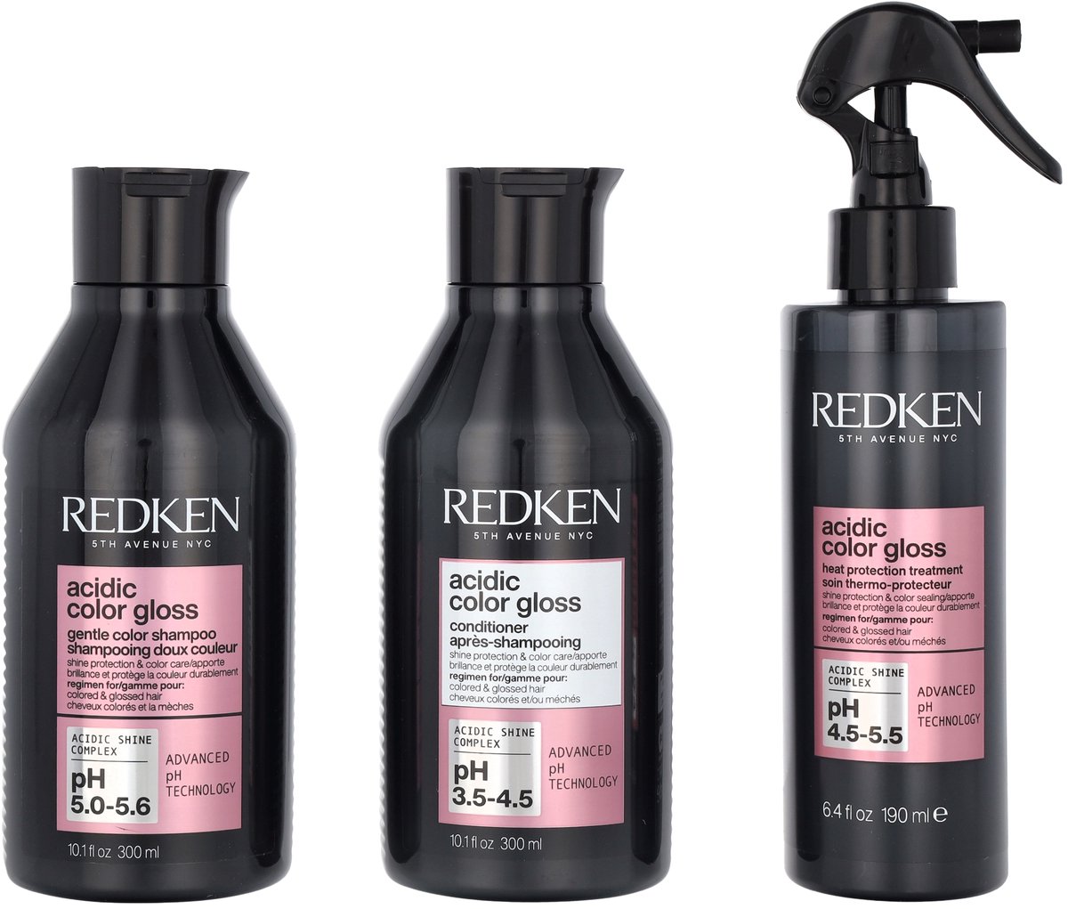 Redken Acidic Color Gloss Set 790 ml - 300ml/300ml/190ml