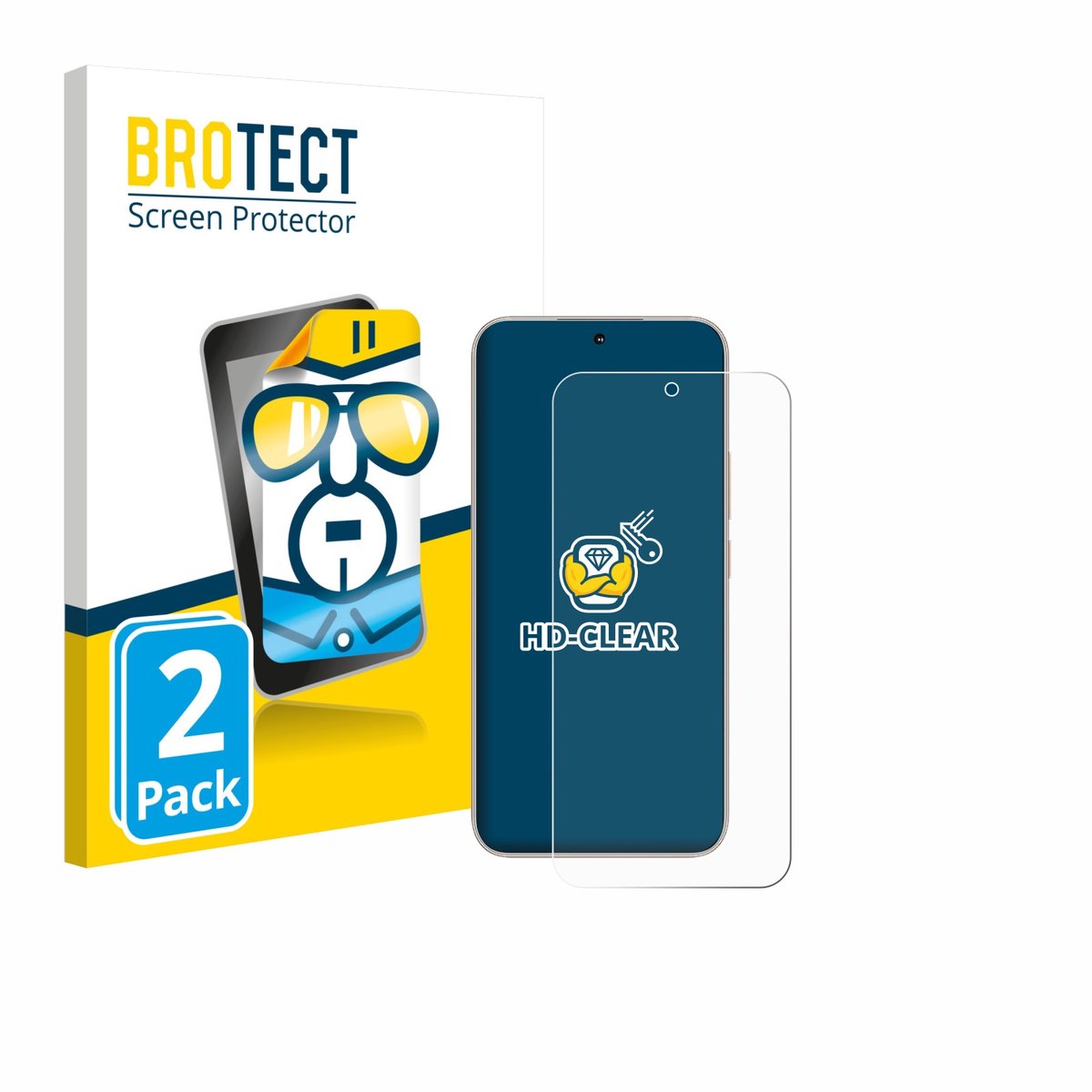 BROTECT - Screenprotector voor Honor 400 - Folie Beschermfolie transparant 2 Stuks