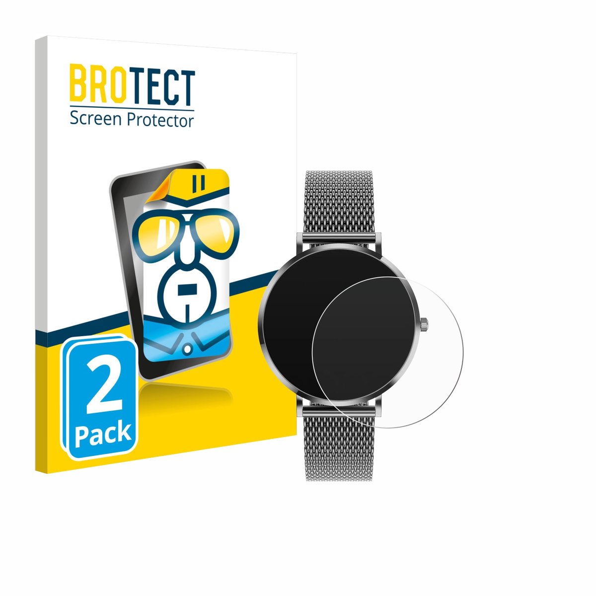 BROTECT - Screenprotector voor Pireware Amory 5 - Folie Beschermfolie transparant 2 Stuks