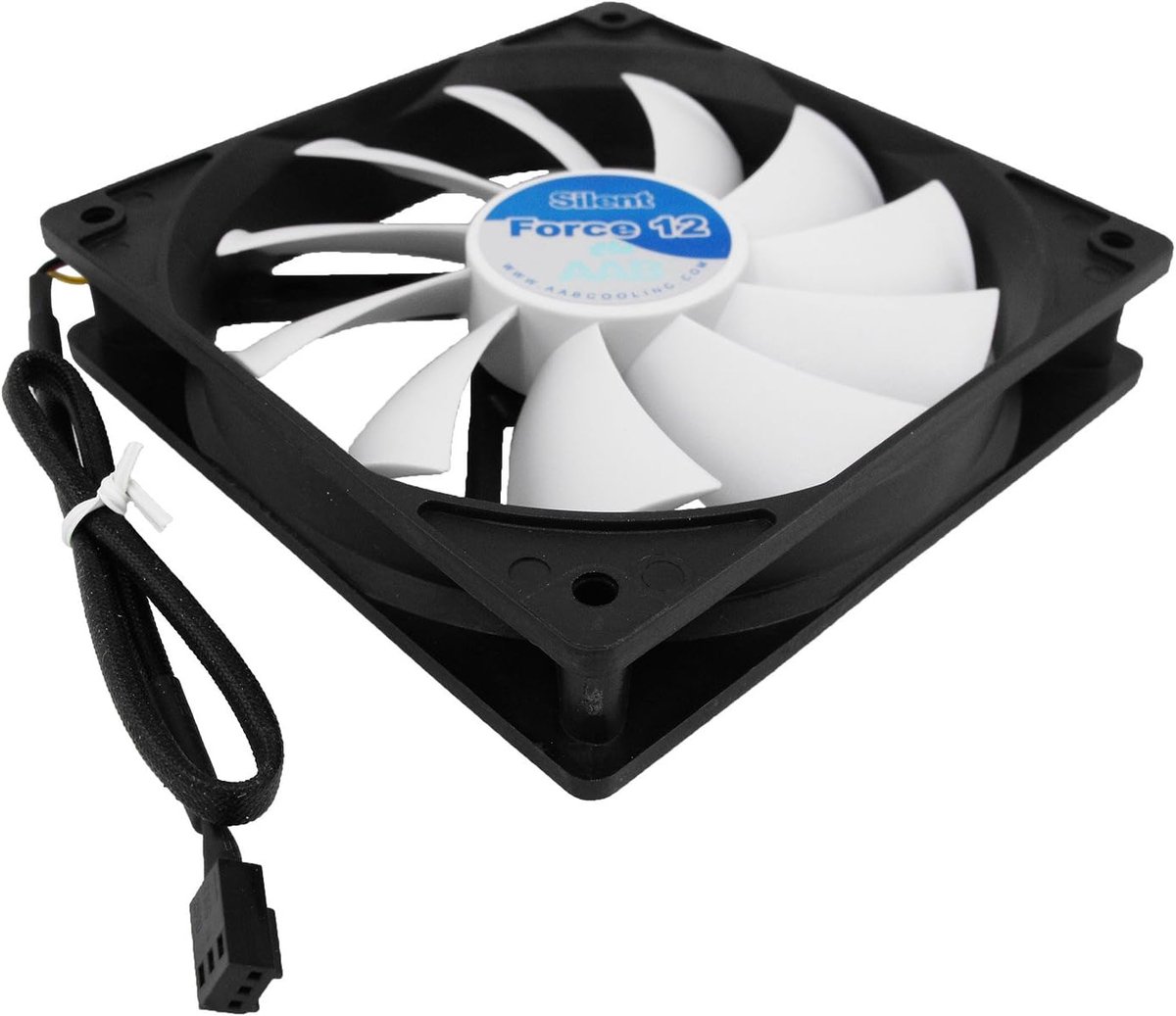 Stille 120mm PC Behuizing Ventilator 12V met 4 Anti-Vibratie Pads
