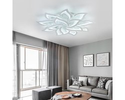 Dimbare LED Plafondlamp in Bloemvorm met Afstandsbediening - Warm tot Koud Licht