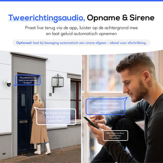 Teceye Compleet Camera Beveiliging Set met 8x PTZ POE Camera - Beveiligingscamera - Beveiligingscamera binnen - Beveiligingscamera buiten - CCTV Camera systeem - Beveiligingscamera set - Bewakingscamera set van Teceye — afbeelding 3